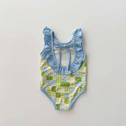 melikey garden frill swimsuit (85-135cm)