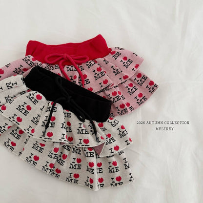 melikey cancan love me skirt (~80-140cm)