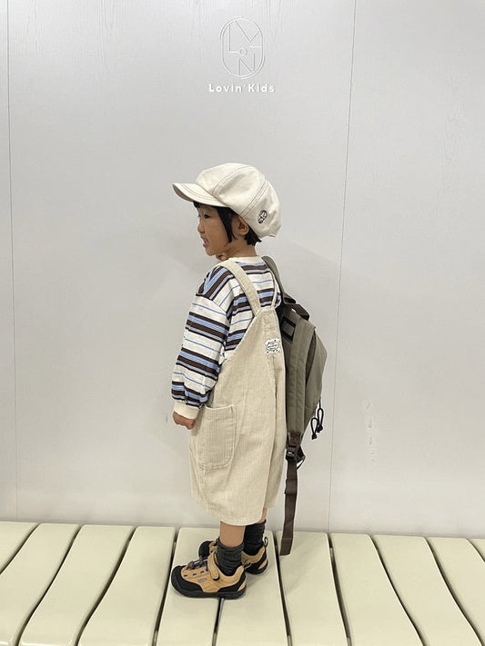 lovin corduroy suspender 6part pants (80-125cm)