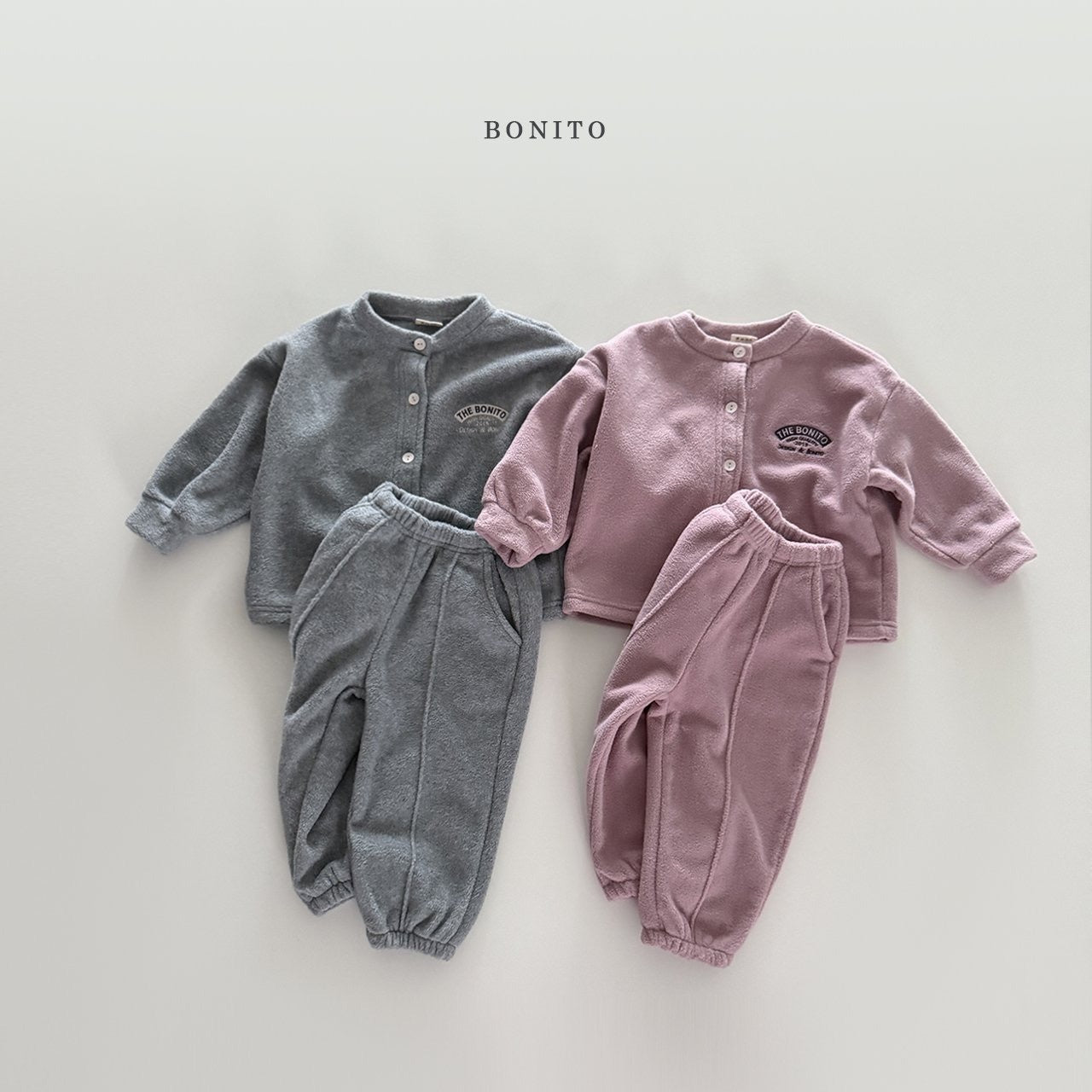 Bonito winter cardigan jogger SET-UP (~80-140cm)