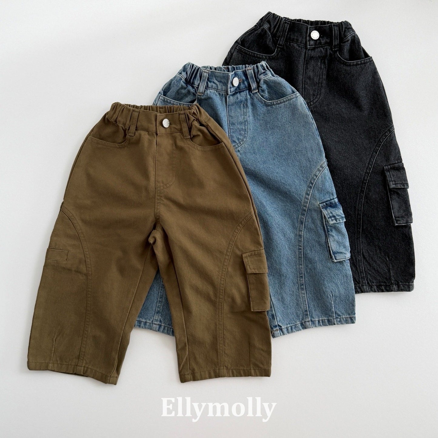 ELLYMOLLY hako balloon cargo pants (90-160cm)