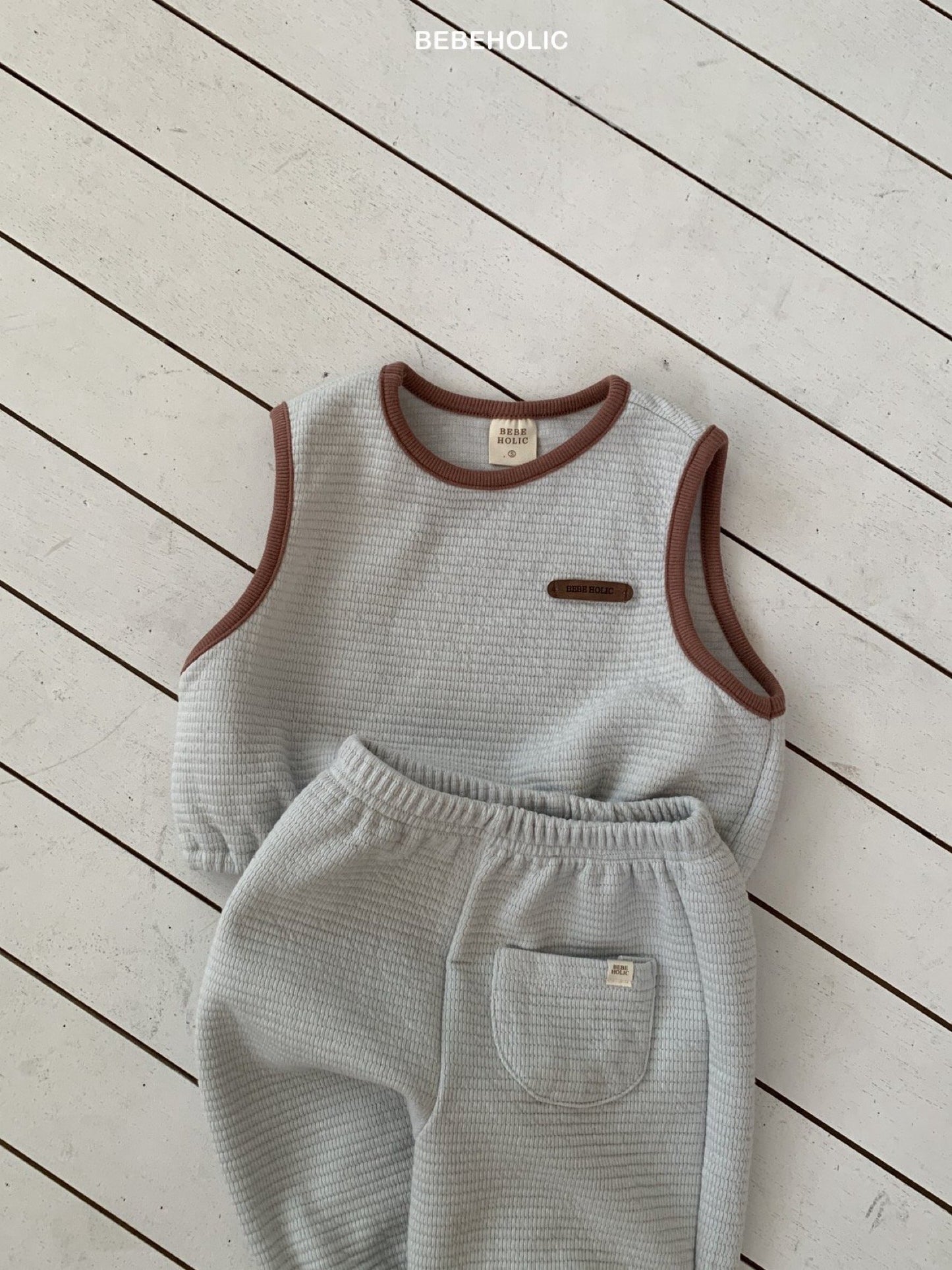 bebeholic sable romper set (3-18m)
