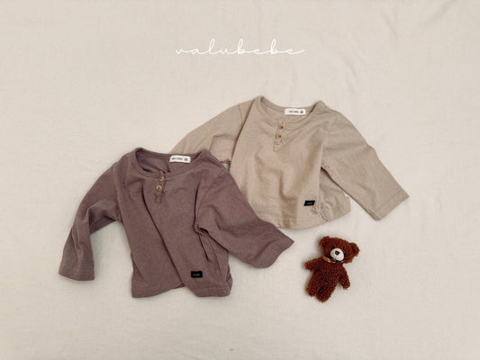 valubebe haru two button tee(60-110)