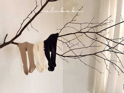Valubebe 三色坑條襪褲 (75-85cm)