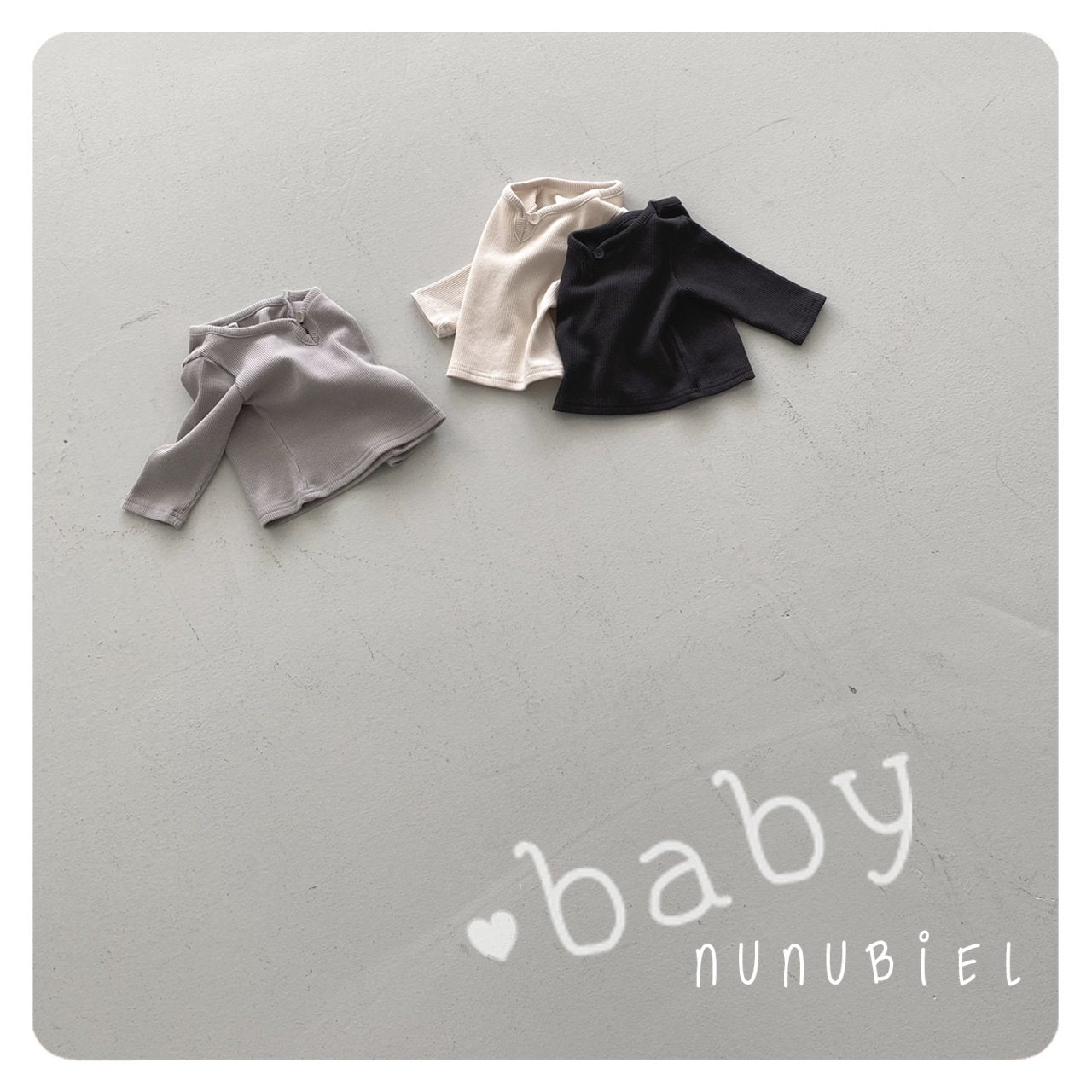 nunubiel bebe milky t-shirt (3-18m)