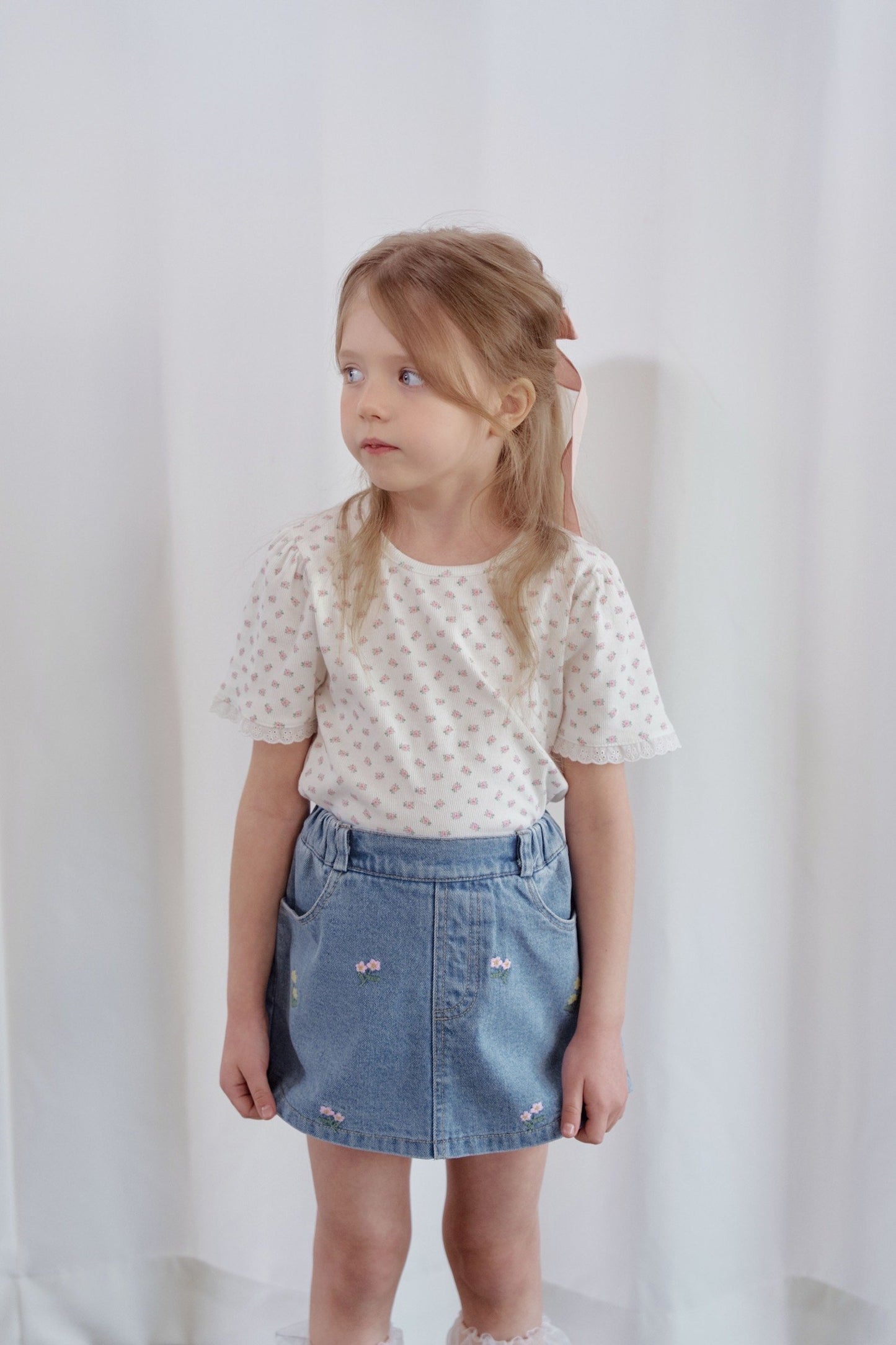 momoann heim ribbed tee (90-140cm)