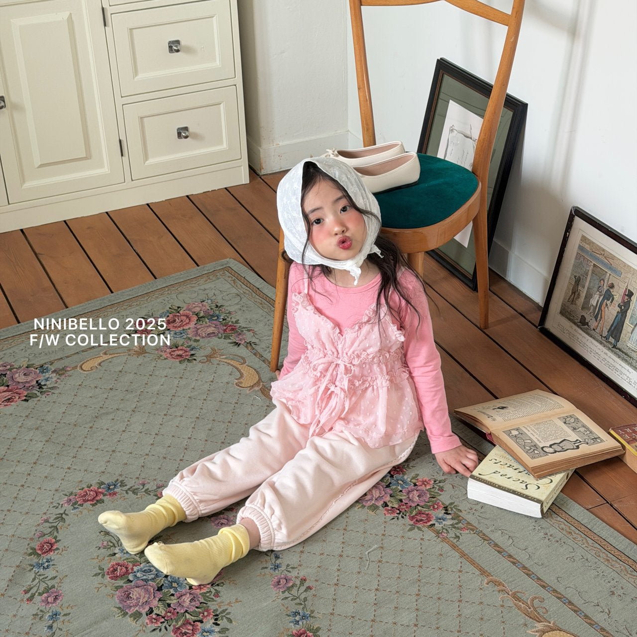 ninibello milk lace jogger pants (80-130cm)