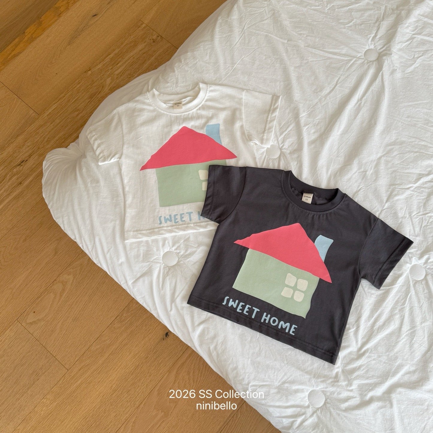ninibello sweet home short sleeve tee (80-130cm)