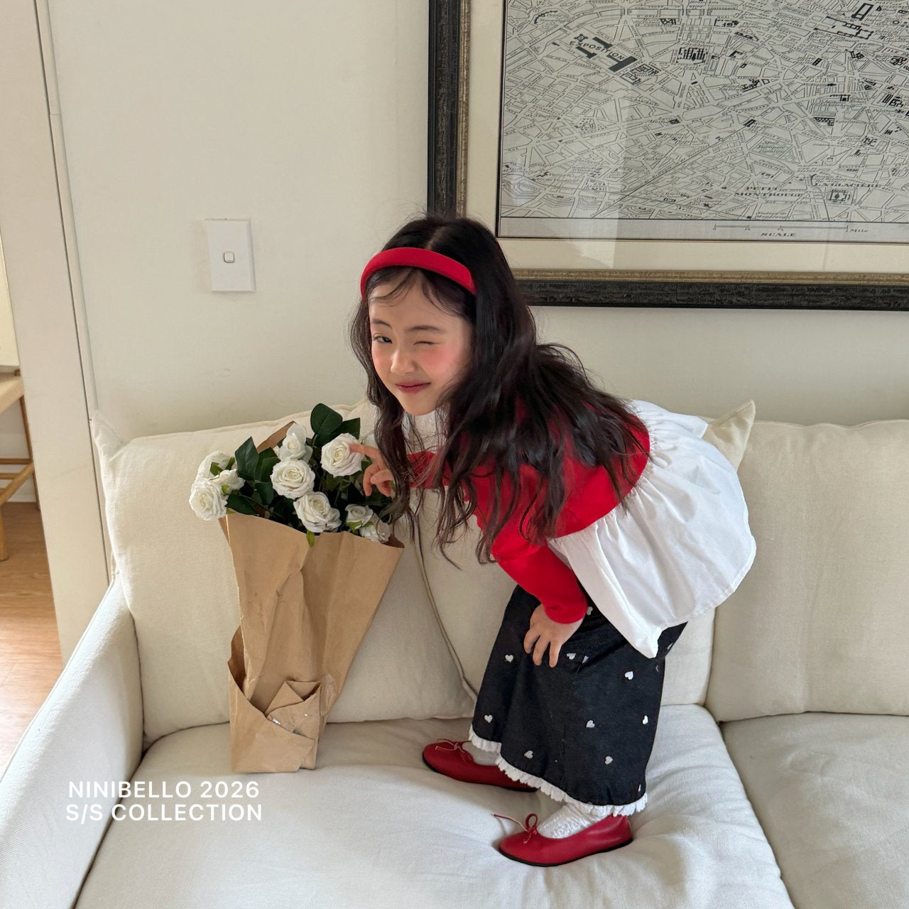 ninibello heart cookie denim pants (80-130cm)