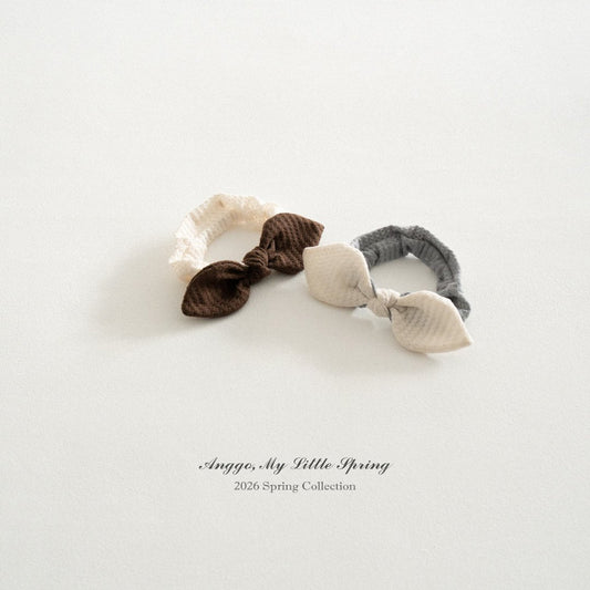 anggo cream bun headband