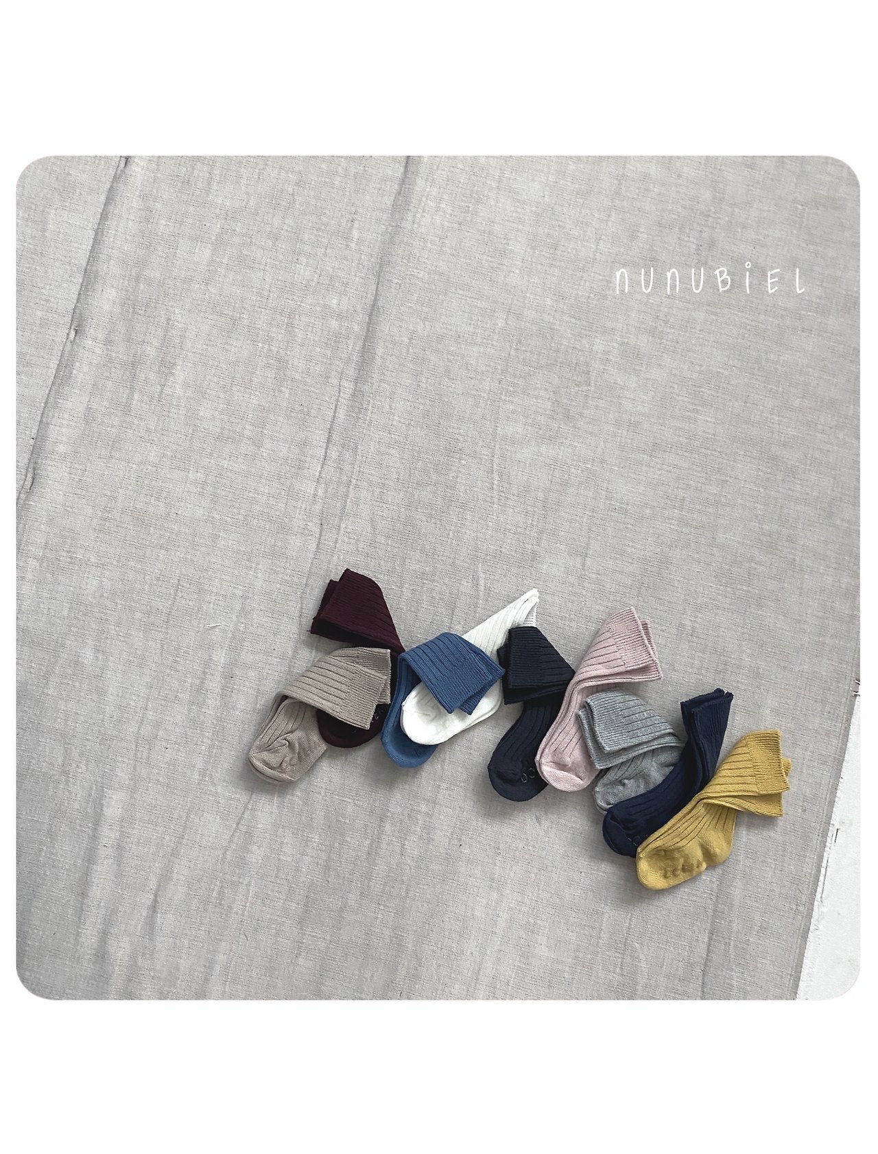 nunubiel long rib socks (~10-20cm)
