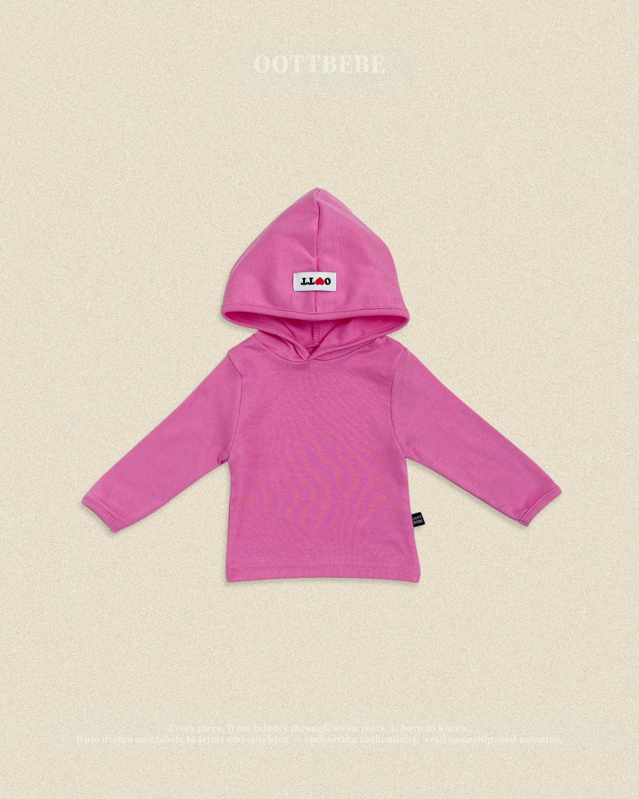oottbebe rétro hoodie T (65-115cm)