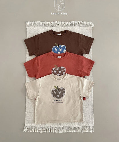 lovin apple short sleeve tee (80-125cm)