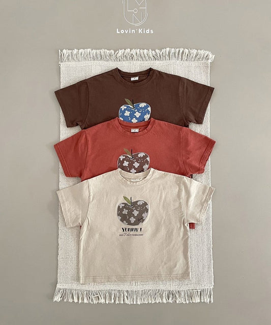lovin apple short sleeve tee (80-125cm)