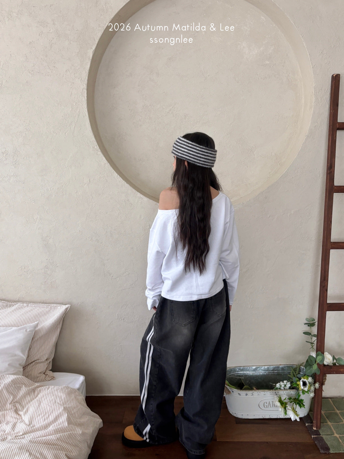 matilda&lee track denim pants (85-165cm)