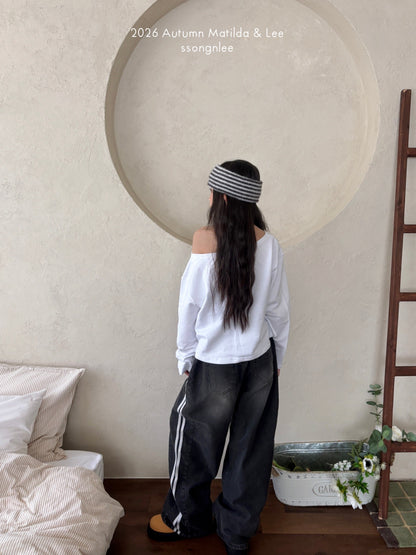 matilda&lee track denim pants (85-165cm)