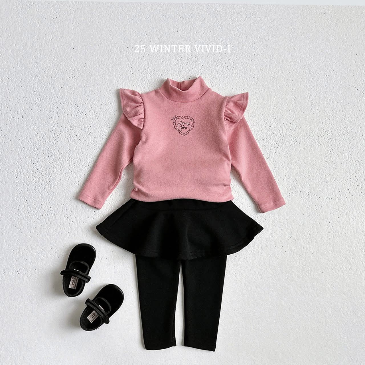 Vivid loving you愛心上衣 (75-135cm)