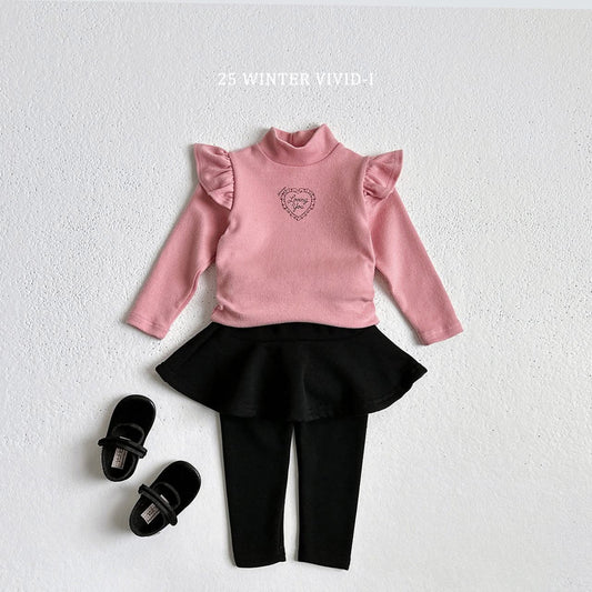 Vivid loving you愛心上衣 (75-135cm)