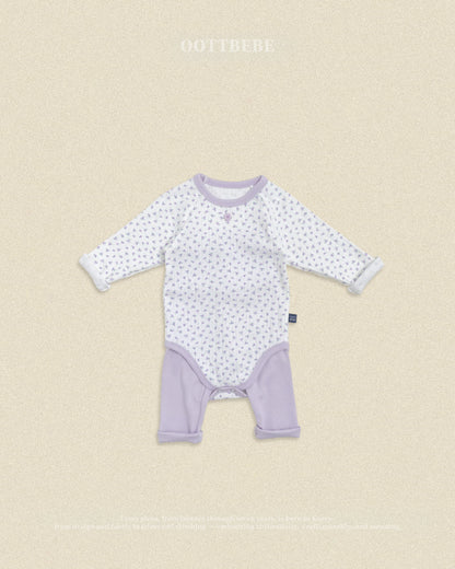 oottbebe coco flower suits (0-12m)