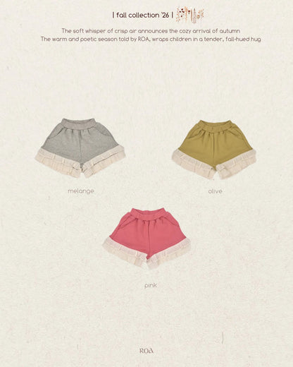 Roa more frill pants (80-120cm)