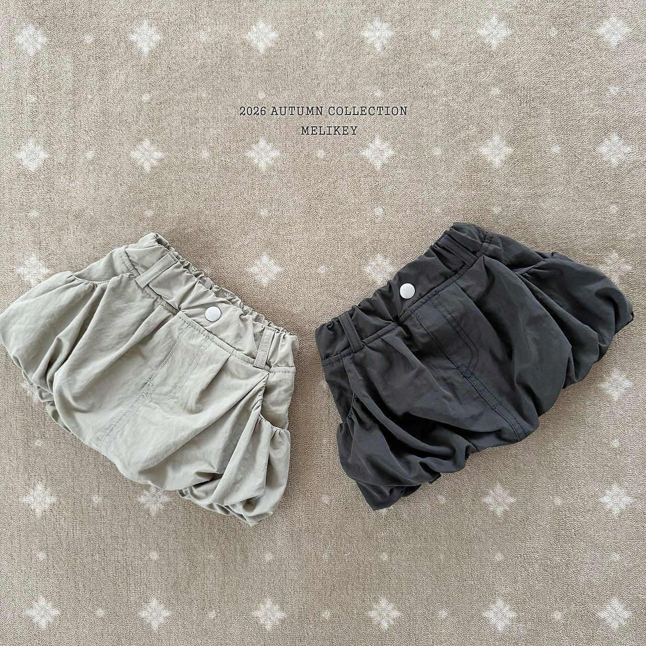 melikey shirring pumpkin skirt (~80-140cm)
