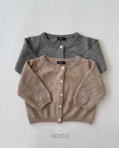 Aosta knit cashmere cardigan (~70-115cm)