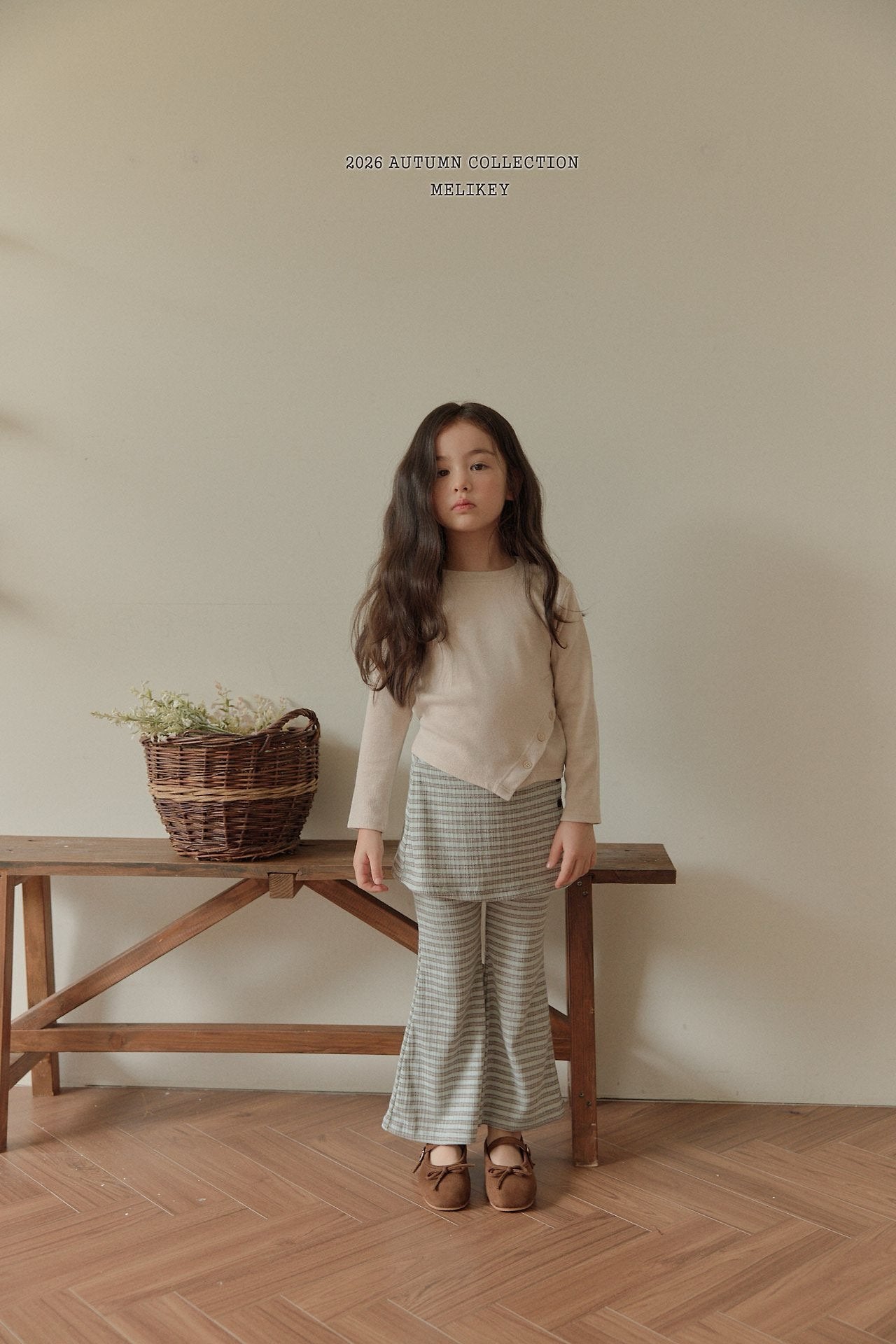 melikey button wrap bootcut (~80-140cm)