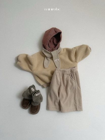 minirobe sherpa hoodie (75-110cm)