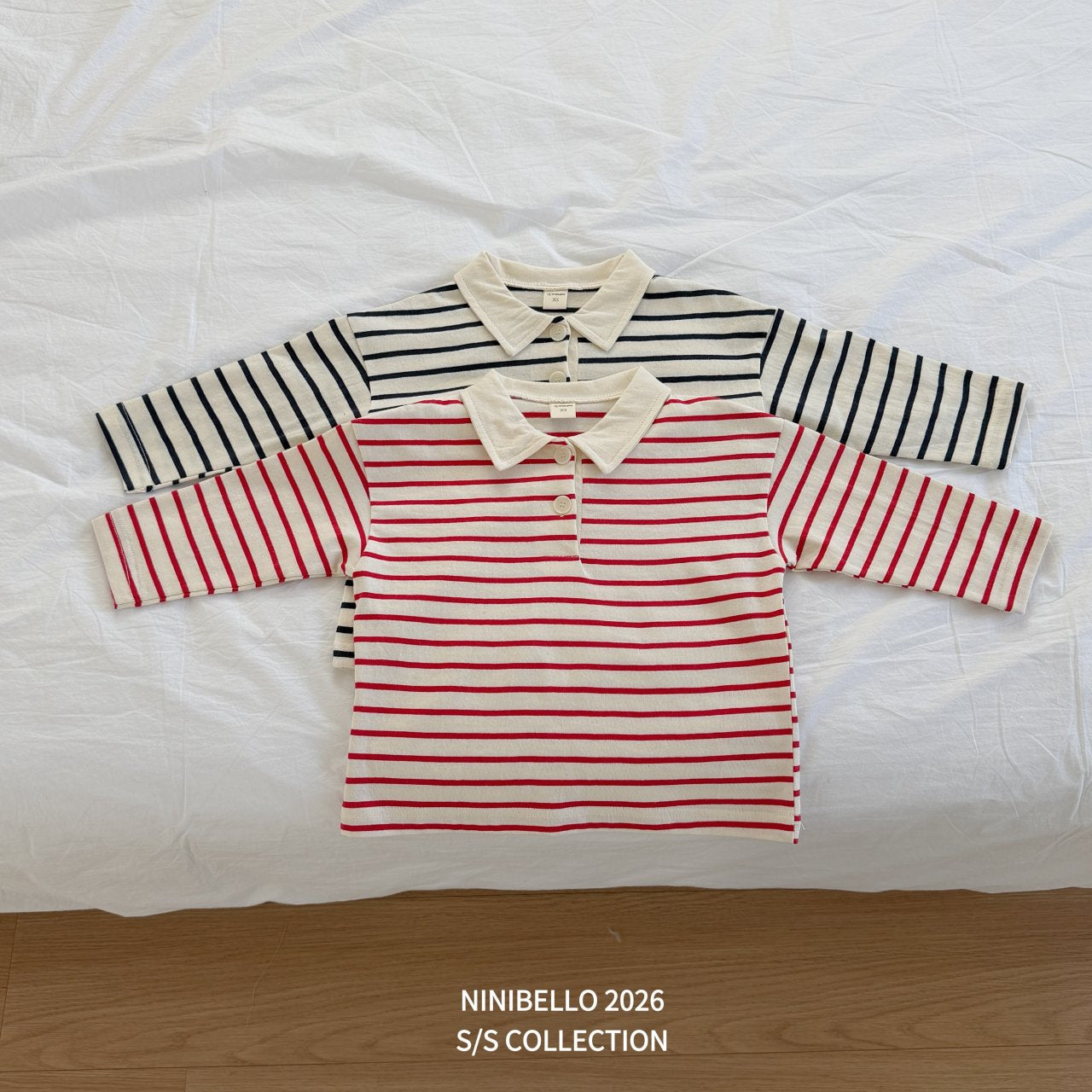 ninibello bread and rice cake collar tee (80-130cm)