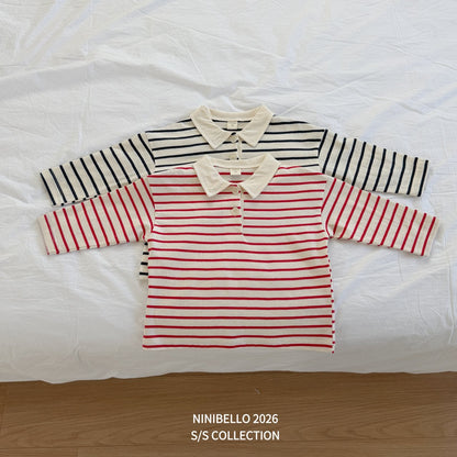 ninibello bread and rice cake collar tee (80-130cm)