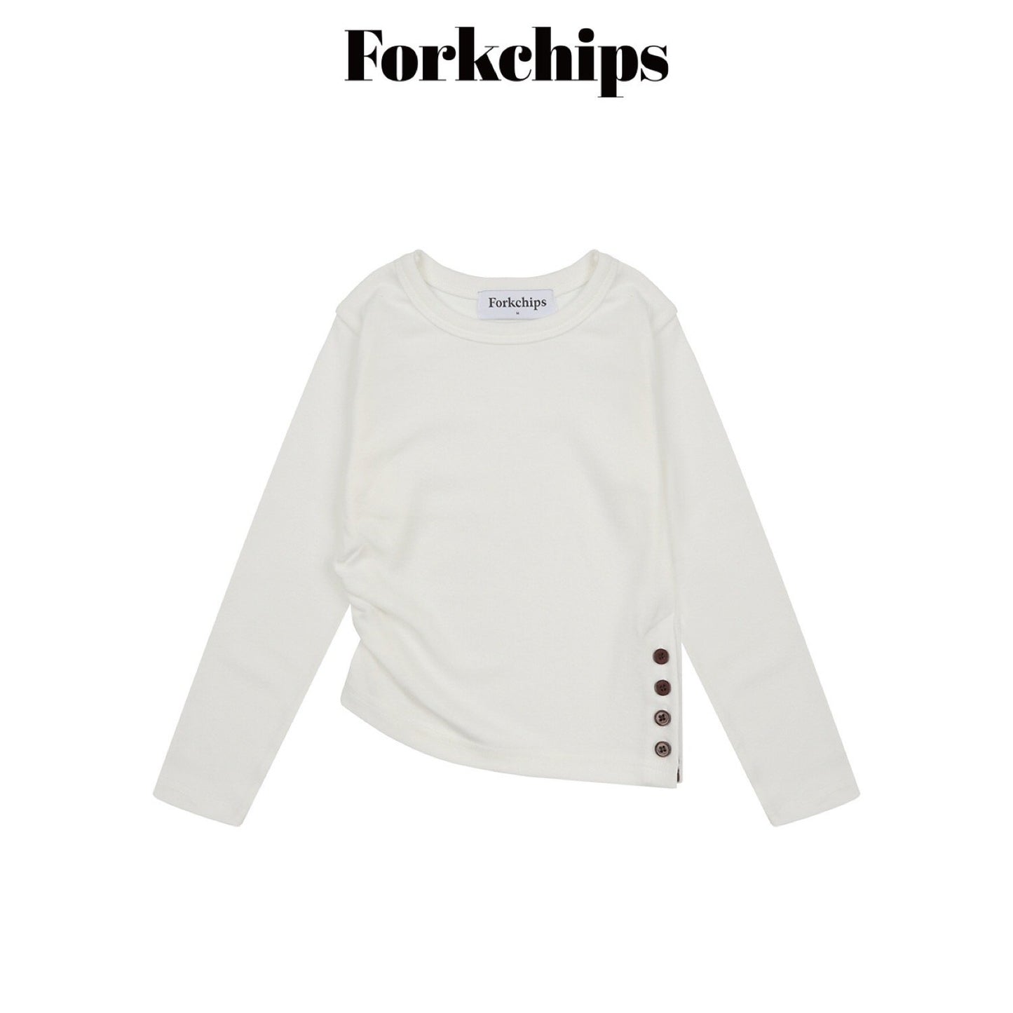 FORKCHIPS cocoa single t-shirt (95-160cm)