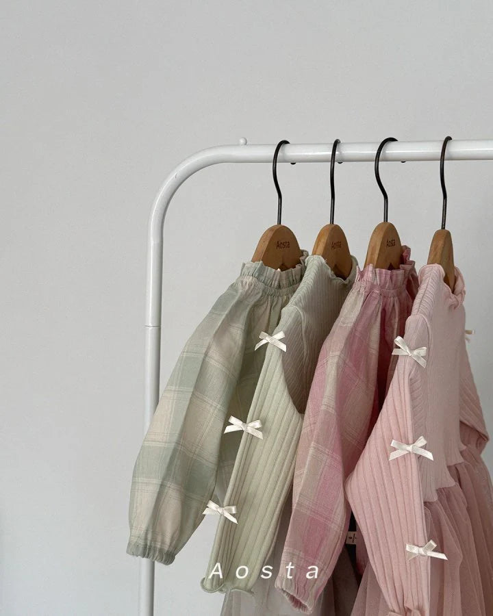 Aosta Le Check Blouse (70-110cm)