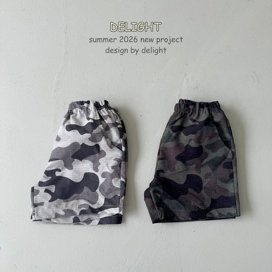 Delight 迷彩短褲 (85-148cm)
