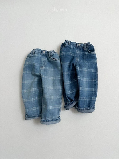 Digreen Check Denim (85-130cm)