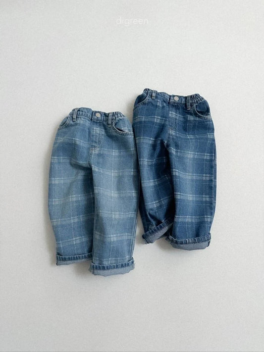 Digreen Check Denim (85-130cm)