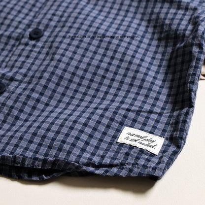 normalplay peterpan check hoodie (75-140cm)