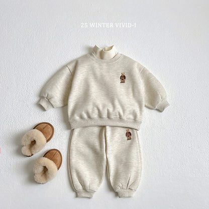 Vivid 熊熊刺繡套裝 (75-135cm)