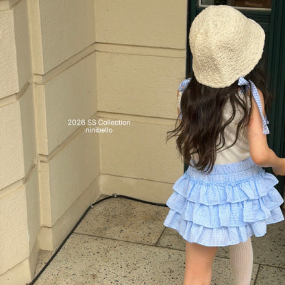 ninibello sweet tiered skirt (80-130cm)