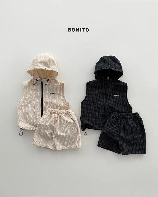Bonito high vest zip-up set (~80-140cm)