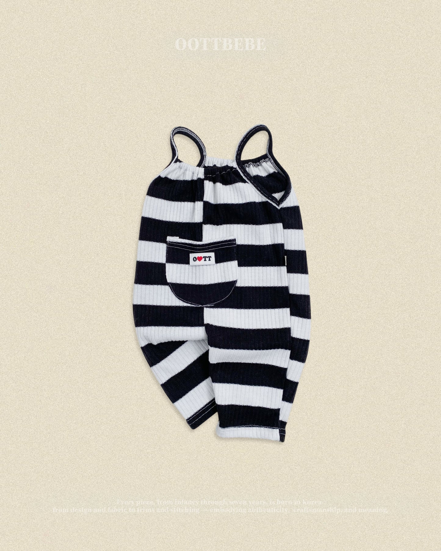 oottbebe bright stripe overall (65-115cm)