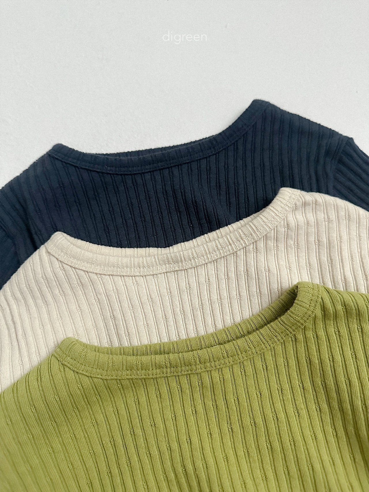 digreen bella rib tee (85-130cm)