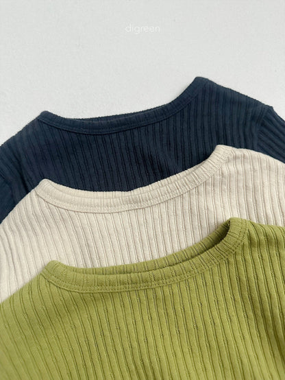 digreen bella rib tee (85-130cm)