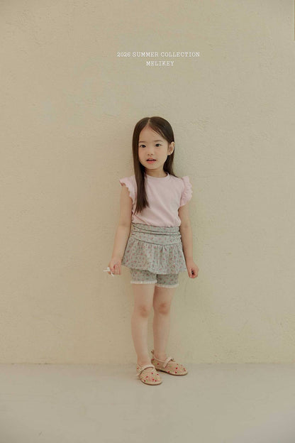 melikey shirred 5short skirt leggings (~80-140cm)