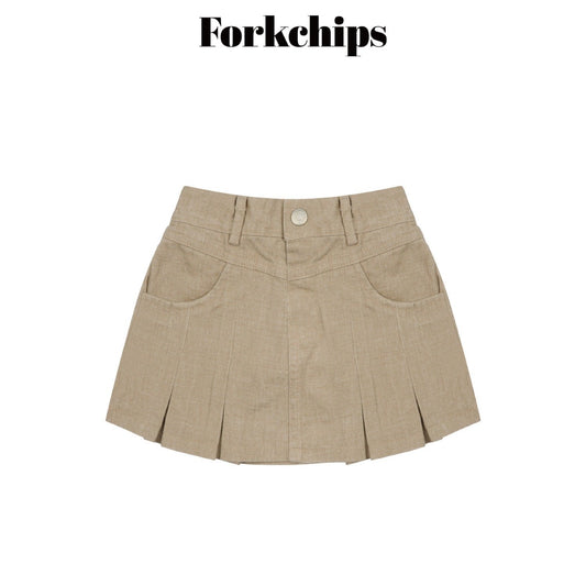 FORKCHIPS harbor pleated skirt (95-160cm)