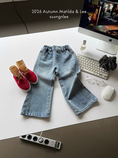 matilda&lee cutout denim pants (85-165cm)