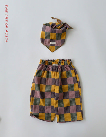 Aosta patchwork pants (~70-115cm)