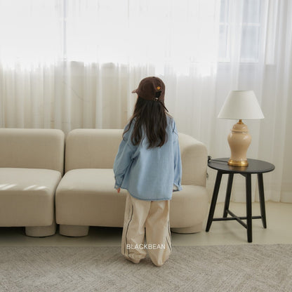 blackbean martin blue shirt(kids)