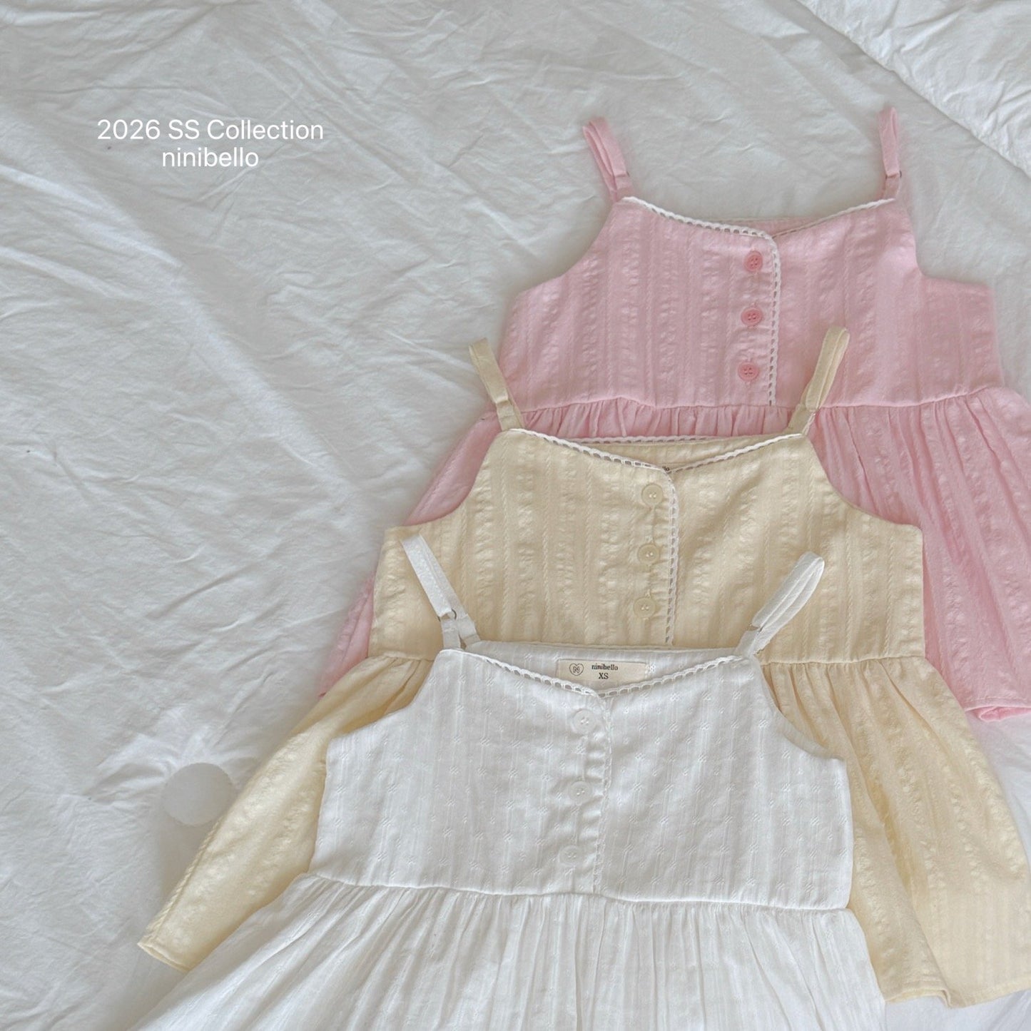 ninibello milk tank top blouse (80-130cm)