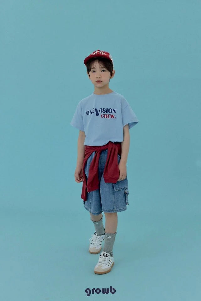 Growb Vintage Cargo Denim Shorts (90-155cm)