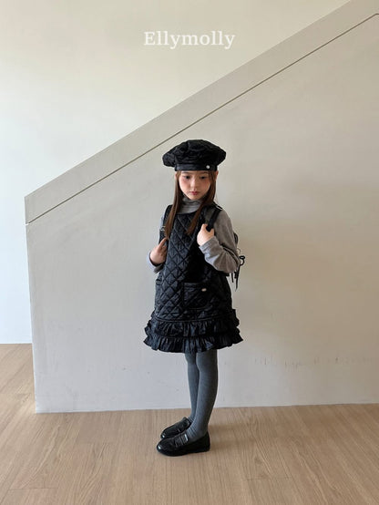 EllyMolly 絎縫背心連衣裙 (90-145cm)